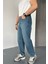 Erkek Basic Boyfriend Kalıp Yıkamalı Kot Pantolon Jean 2