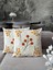 Üzüm Salkımı Punch Işlemeli Kırlent Kılıfı 1 Adet 43 x 43 cm (PNC-102) 1