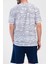 Erkek Pamuklu Indigo Kısa Kol Şort Pijama Takımı 4