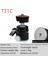 Mini Top Kafa Tripod Kafası Dslr Kameralar Için Evrensel 1/4 Inç Vida Bağlantılı Flaş Tripod Monopod Dolgu Işığı (Yurt Dışından) 2