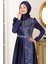 Mihrimah Tesettür Abiye Lacivert 2
