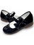 Ortopedik Kız Babet Bebek Balerin Ayakkabısı Glossy Series CF2501 Rugan Siyah 23 4