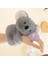 Sevimli Koala Peluş Bileklik Araba Aksesuarı Araç Içi 18 cm Gri Tembel Hayvan Oyuncak 1