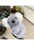 Sevimli Koala Peluş Bileklik Araba Aksesuarı Araç Içi 18 cm Gri Tembel Hayvan Oyuncak 5