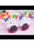 Happy Birthday Beyaz Fuşya Parti Gözlüğü 1