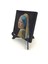 Inci Küpeli Kız (Johannes Vermeer, 1665 Baskılı Mdf Masaüstlük 10X10 1