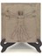 Vitruvius Adamı (Leonardo Da Vinci, 1492) Baskılı Mdf Masaüstlük 10X10 2