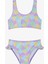 Kız Çocuk Shiny Flower Fırfırlı Halter Yaka Bikini Takımı 1