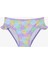 Kız Çocuk Shiny Flower Fırfırlı Halter Yaka Bikini Takımı 3