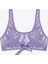 Lila Kız Çocuk Shiny Halter Yaka Bikini Takımı 2