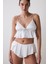 Saten Kırık Beyaz Bralet 1