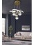Modern Sarkıt Florya 4 Toplu LED Avize - Salon & Oturma Odası Avizesi - 3 Renk Kumandalı 1
