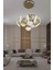 Modern Sarkıt Arya Xl 4 Toplu LED Avize - 3 Renk Kumandasız 3