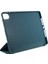 Huawei Matepad 11.5 S Kılıf Üç Katlı Stand Deri Tablet Kapak Petek Doku-Koyu Yeşil (Yurt Dışından) 4