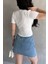 Kruvaze Yaka Crop Bluz 2