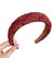 Yeni Vintage Red Womens Head Bandı Yünlü Velvet Saç Band Tavan Kız Yan Sünger Saç Çember Noel Günü Saç Aksesuarları Renk: 02 (Yurt Dışından) 1