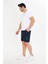 Erkek Stretchfit Kargo Cepli Esnek Şort Lacivert 6040-L 1