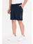 Erkek Stretchfit Kargo Cepli Esnek Şort Lacivert 6040-L 4