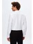 Slim Fit Beyaz Düz Travel Gömlek 5