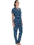 Kadın Lacivert Pijama Takım 20084 3