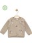 Kız Bebek %100 Pamuk Bej Sweatshirt - Kuş Desenli, Yumuşak Doku 1