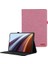 Honor Pad Gt Pro Için Deri Kılıf Kart Tutucu Kumaş Doku Tablet Standı Kapak-Kırmızı (Yurt Dışından) 1