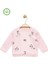 Kız Bebek %100 Pamuk Pembe Sweatshirt - Desenli Kız Sweatshirt 1