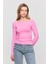 3027 Yanları Büzgülü Bluz Pembe 1