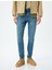 Normal Bel Cepli Pamuklu Skinny Fit Kot Pantolon - Michael Jean 3