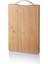 Metal Tutacaklı Lüx Bambu Kesme Tahtası 32X22 cm 1 Adet 1