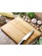 Metal Tutacaklı Lüx Bambu Kesme Tahtası 32X22 cm 1 Adet 3