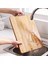 Metal Tutacaklı Lüx Bambu Kesme Tahtası 32X22 cm 1 Adet 4