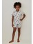 Kız Çocuk Teddy Desenli Şortlu Pijama Takımı 1