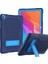 Kaydırmalı Stand Tasarımı Kontrast Renkli Pc+Tpu+Silikon Tablet Kılıfı Huawei Matepad T10S-KOYU Mavi/yeşil (Yurt Dışından) 1