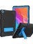 Kaydırmalı Stand Tasarımı Kontrast Renkli Pc+Tpu+Silikon Tablet Kılıfı Huawei Matepad T10S-KOYU Mavi/yeşil (Yurt Dışından) 1