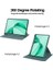 Honor Pad X8A Kılıfı 360&#176; Döner Stand Pu Deri+Akrilik Tablet Kılıfı Klaviz -Siyahımsı Yeşil (Yurt Dışından) 2