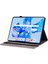 Huawei Matepad Pro 11 2022 Pu Deri Folio Flip Kart Tutucu Kabuk Baskılı Tablet Standı Kılıf-Pembe (Yurt Dışından) 4
