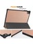 Tablet Kılıfı Huawei Matepad Air 11.5 Inç 2023 Üç Katlı Stand Otomatik Uyku/uyandırma Pu Deri Tam Koruyucu Kapak-Gül Altın (Yurt Dışından) 5