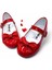 Ortopedik Kız Babet Bebek Balerin Ayakkabısı Glossy Series Yf2502 Rugan Kırmızı 23 3