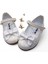 Ortopedik Kız Babet Bebek Balerin Ayakkabısı Glossy Series Yf2502 Rugan Kirli Krem 21 3