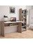 T7020 Mahpeyker Kitaplık ve Çalışma Masası Ceviz/beyaz 1
