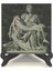 Pietà (Michelangelo, 1498) Baskılı Mdf Masaüstlük 10X10 2