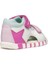 Kız Bebek B Sandal Iupidoo A - Synt + Mesh Çift Bantlı Kumaş Sandalet B5517B0BC14C0563 4