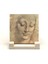 Baş Etüdü (Leonardo Da Vinci) Baskılı Taş Masaüstlük 10X10 1