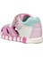 Kız Bebek Beyaz B Sandal Iupidoo A - Synt + Mesh Bantlı Kumaş Sandalet B5517C0BC14C0563 2