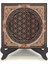 Yaşam Çiçeği Baskılı Mdf Masaüstlük 10X10 2