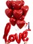 20 Adet Kalpli Balon Love Yazılı Balon Kalpli Konfeti Sevgililer Günü Özel Gün 1
