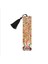 Tavuskuşu ve Yaşam Ağacı Baskılı, Püsküllü Kitap Ayracı (Hediyelik BOOKMARK,AYRAÇ-121) 1