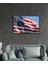 Amerika Bayrağı Cam Tablo America Flag 2