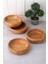 Lüks Bambu Yuvarlak Çerezlik - 9 cm | 6 Adet 1